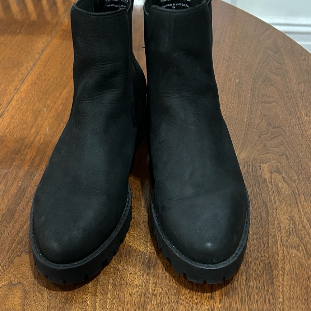 Classic Black Ankle Boots by Thursday